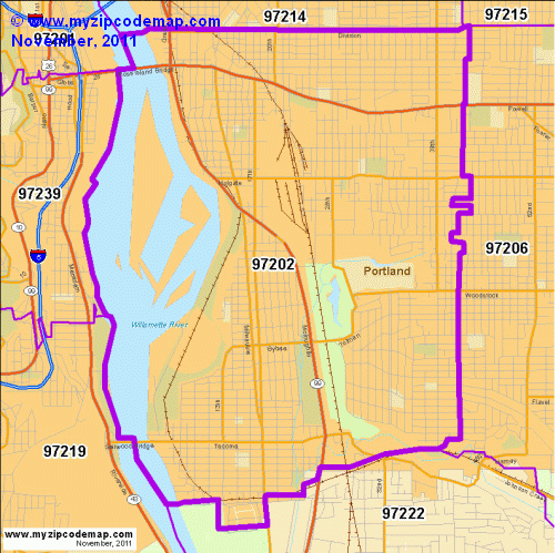 map of 97202