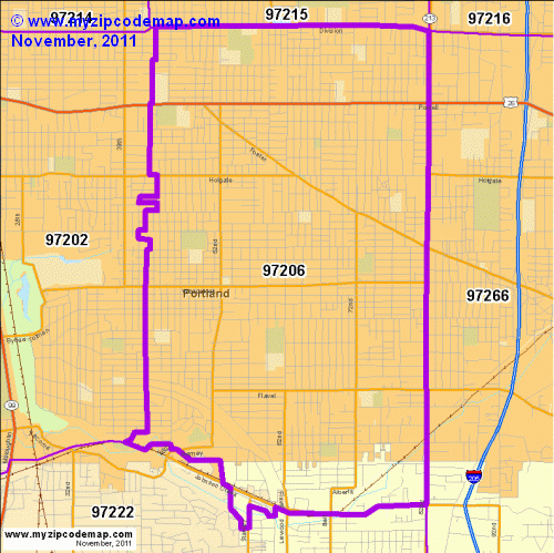 map of 97206