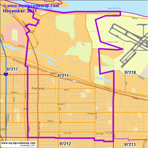 map of 97211