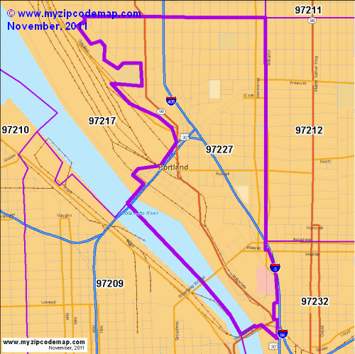 map of 97227