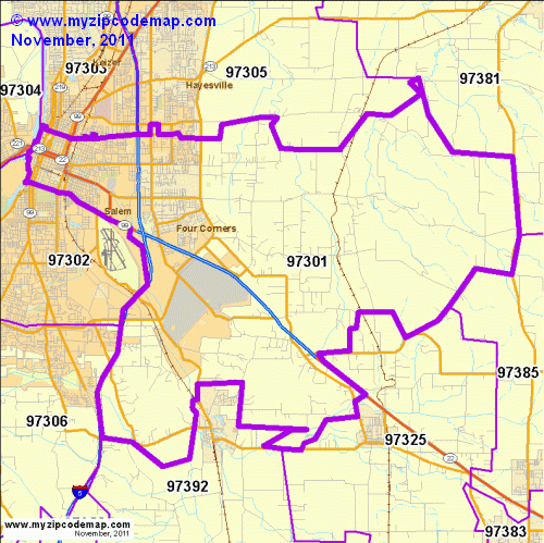 map of 97301