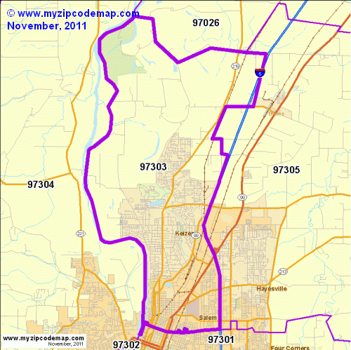 map of 97303