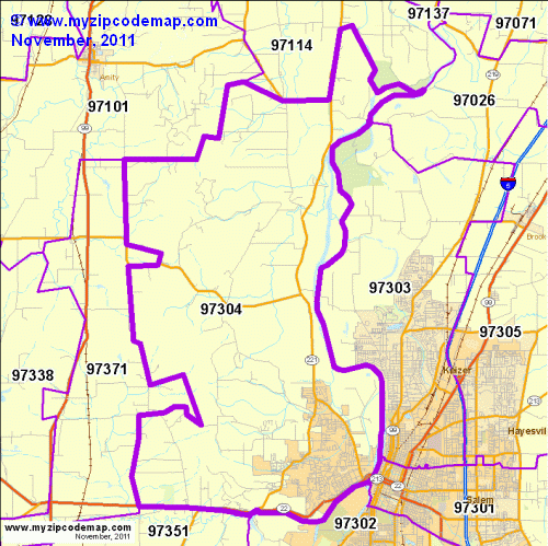 map of 97304