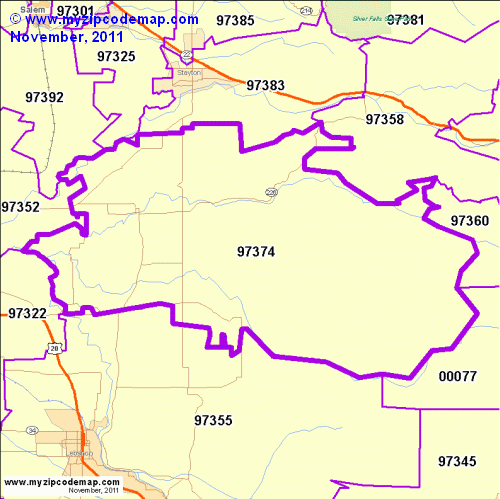 map of 97374