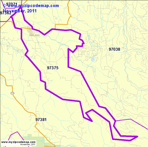 map of 97375