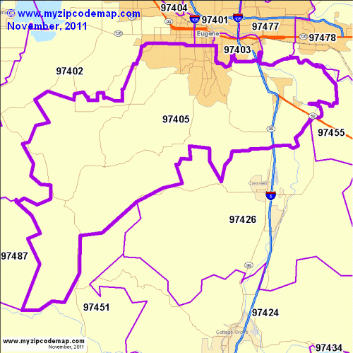 map of 97405