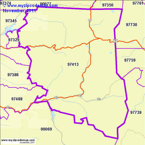 map of 97413