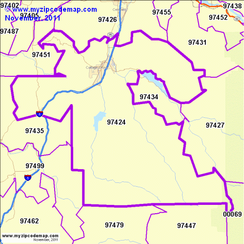 map of 97424