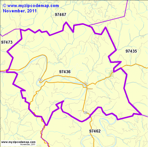 map of 97436