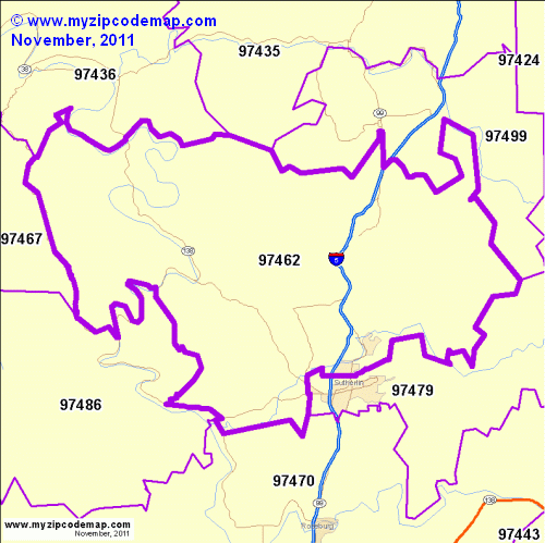 map of 97462