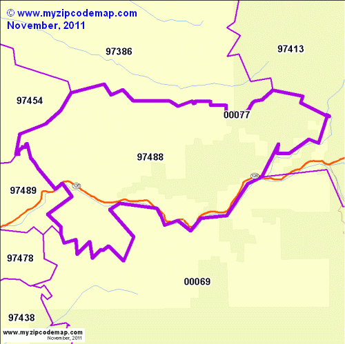 map of 97488