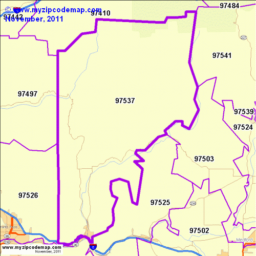 map of 97537