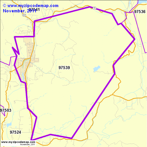 map of 97539