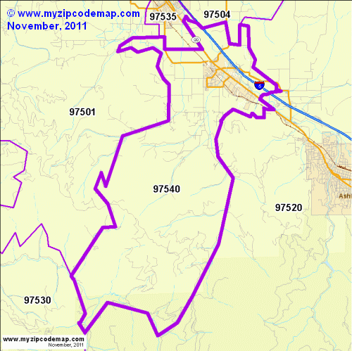 map of 97540