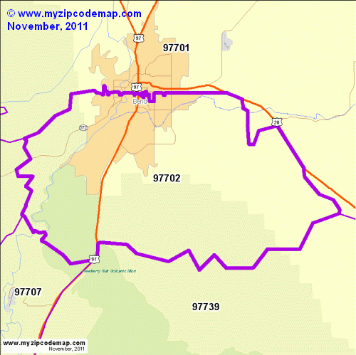 map of 97702