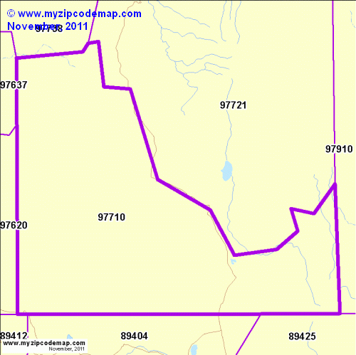 map of 97710