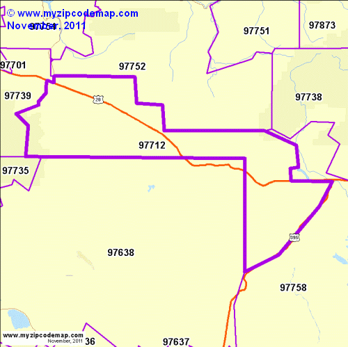 map of 97712