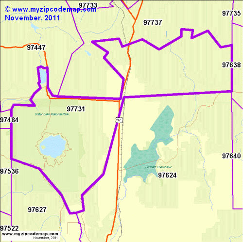 map of 97731