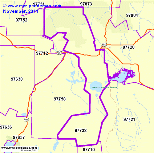 map of 97738