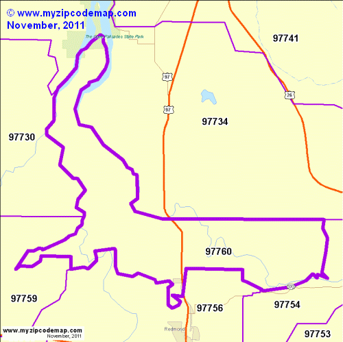 map of 97760