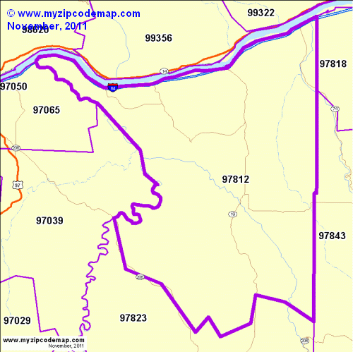 map of 97812