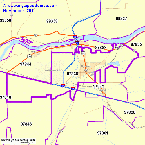 map of 97838