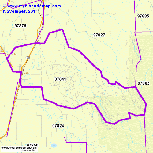 map of 97841