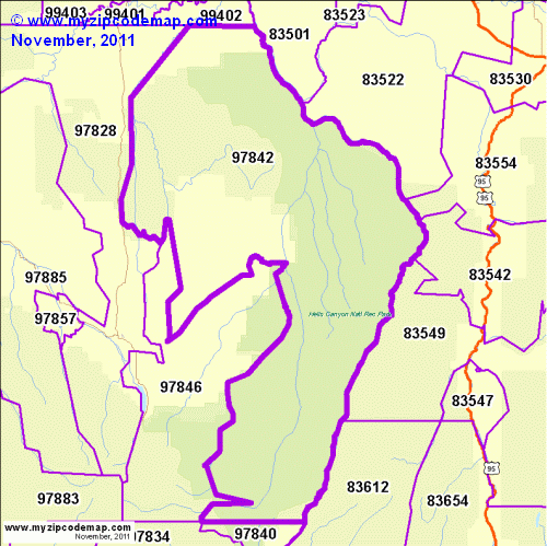 map of 97842