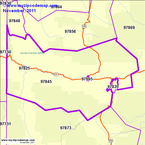 map of 97845