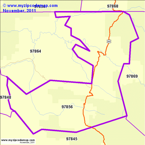 map of 97856