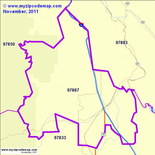 map of 97867