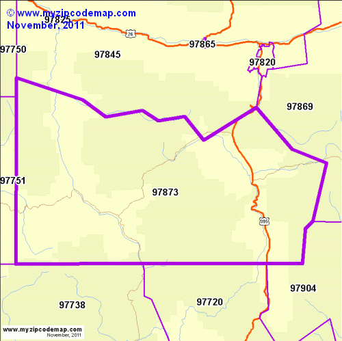 map of 97873