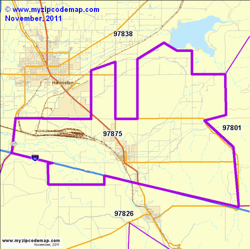 map of 97875