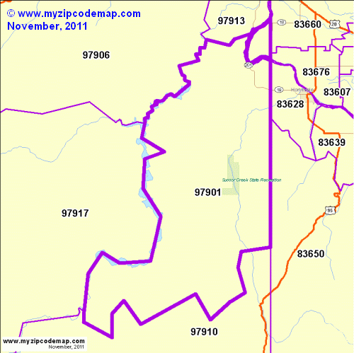 map of 97901