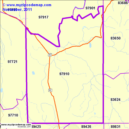 map of 97910