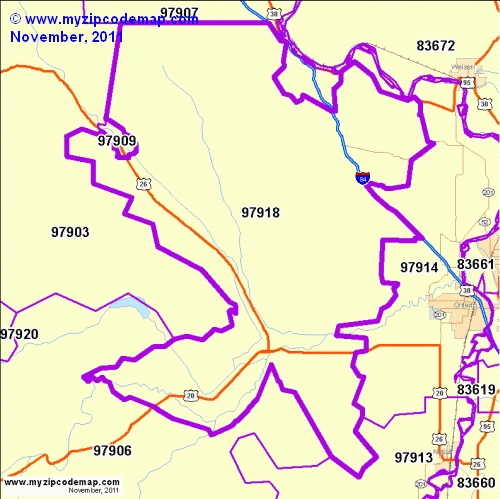 map of 97918