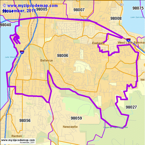 map of 98006