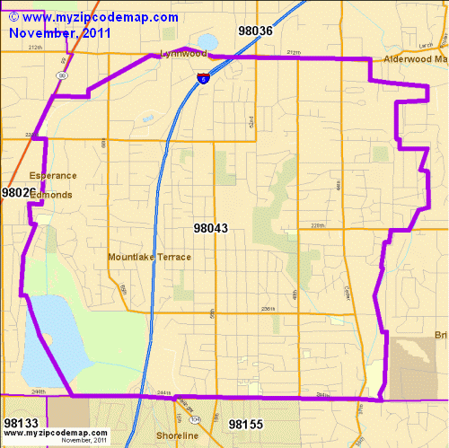 map of 98043