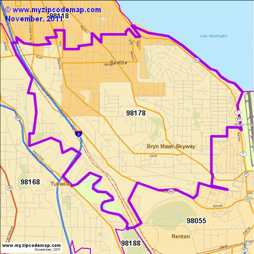 map of 98178