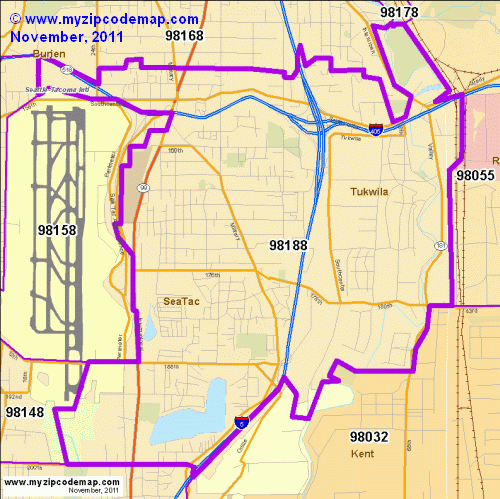 map of 98188