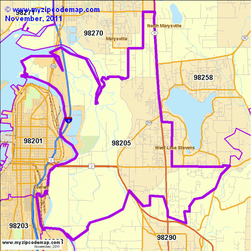 map of 98205