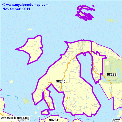 map of 98245