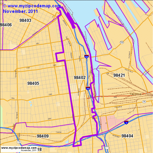 map of 98402