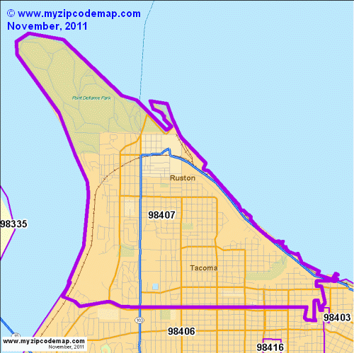 map of 98407
