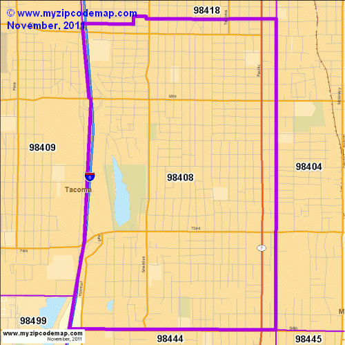 map of 98408
