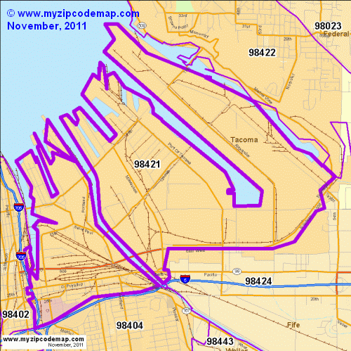 map of 98421
