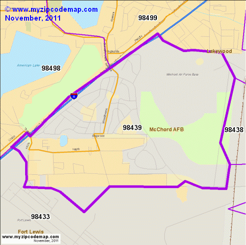 map of 98439