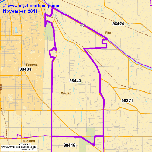map of 98443