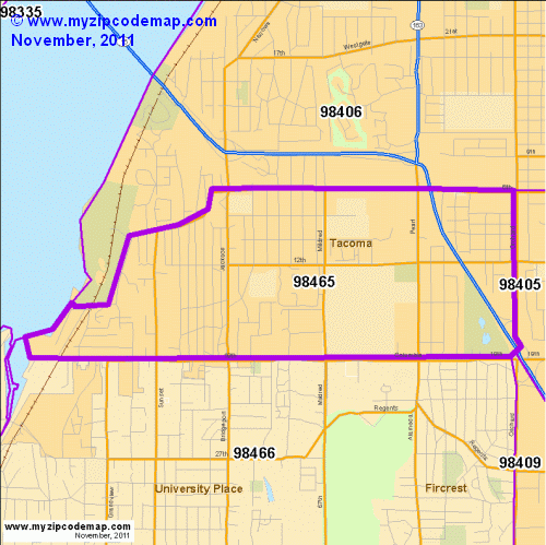 map of 98465