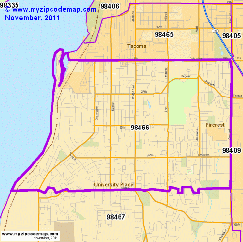 map of 98466